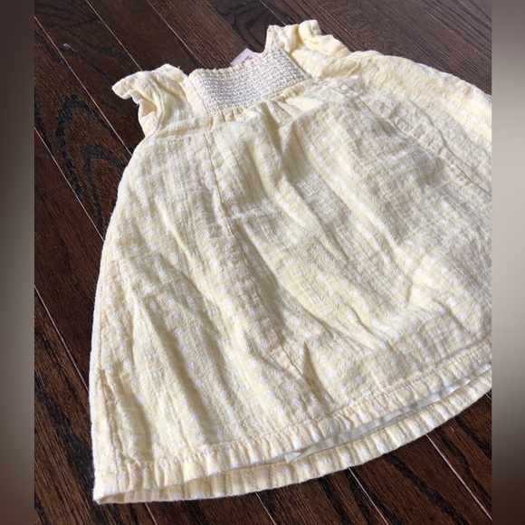 Gillian’s Closet Girls 4T Pastel Yellow Gingham Smocked Ruched Tunic Top - EUC! - Picture 2 of 11